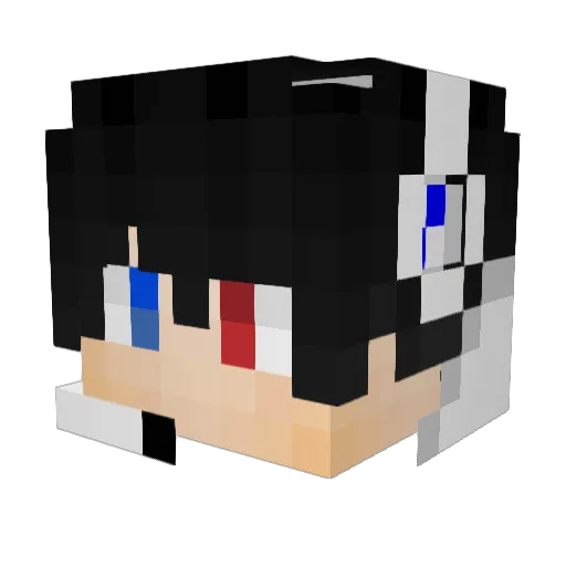 xin_yan798 Minecraft avatar head, 3D render