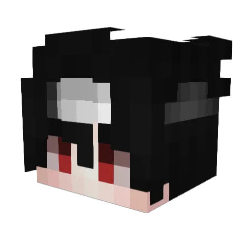 xinchengyu Minecraft avatar head, 3D render