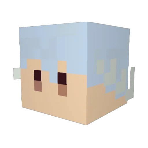 xing1994 Minecraft avatar head, 3D render