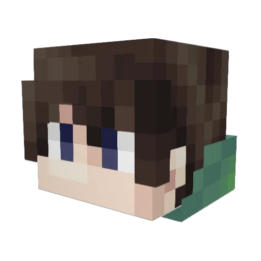 xingchen8800 Minecraft avatar head, 3D render