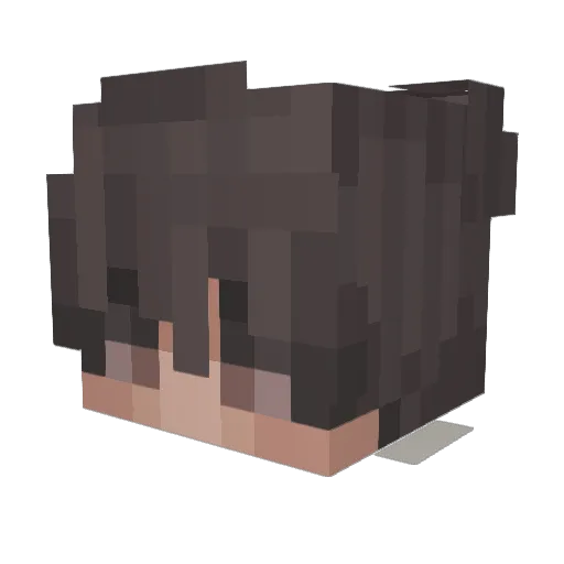 xingmao Minecraft avatar head, 3D render