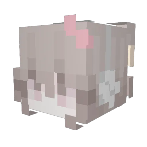 xingmian7 Minecraft avatar head, 3D render