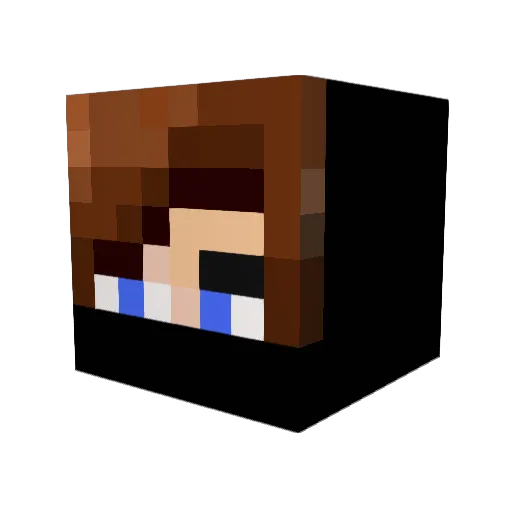 xingxiaoda Minecraft avatar head, 3D render