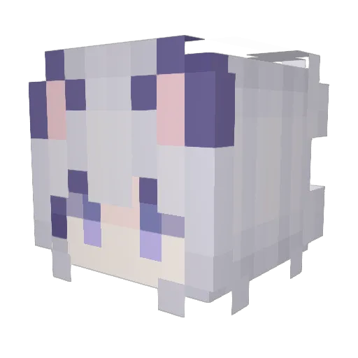 xingyu0v0 Minecraft avatar head, 3D render