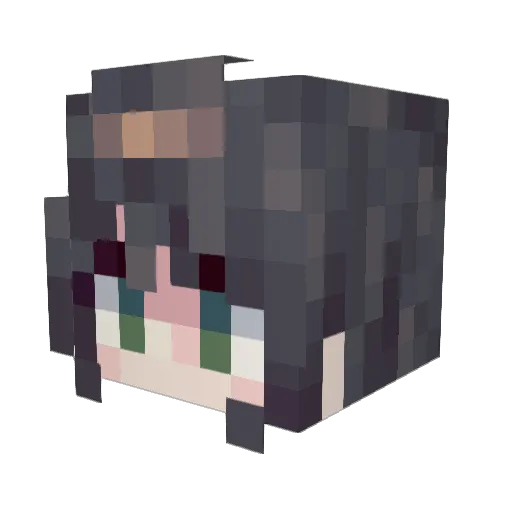 xingyu3 Minecraft avatar head, 3D render