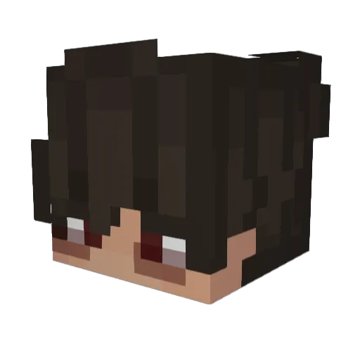 xino_23 Minecraft avatar head, 3D render
