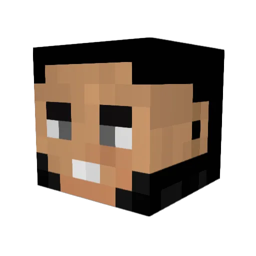xinoxy Minecraft avatar head, 3D render