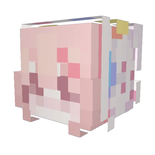 xioayu666 Minecraft avatar head, 3D render