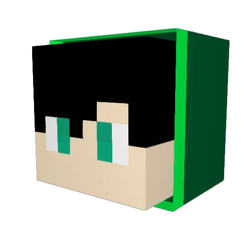 xiquezui_233 Minecraft avatar head, 3D render
