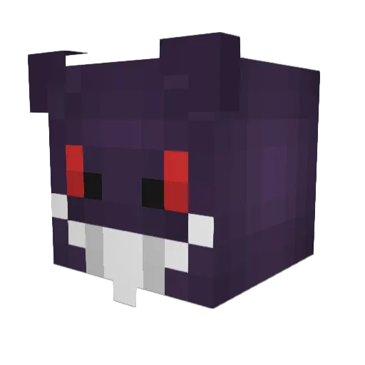 xircore Minecraft avatar head, 3D render