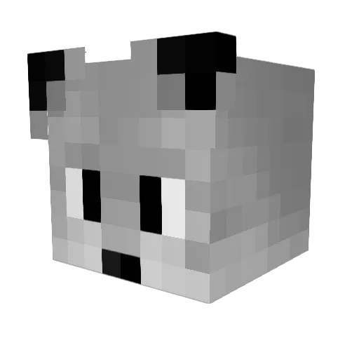 xirit974 Minecraft avatar head, 3D render