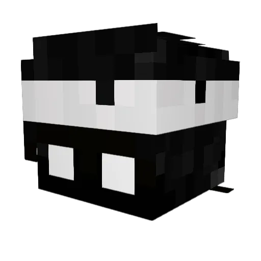 xithx_ Minecraft avatar head, 3D render