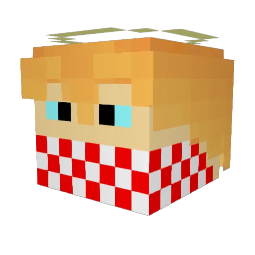 xitrez_schuler Minecraft avatar head, 3D render