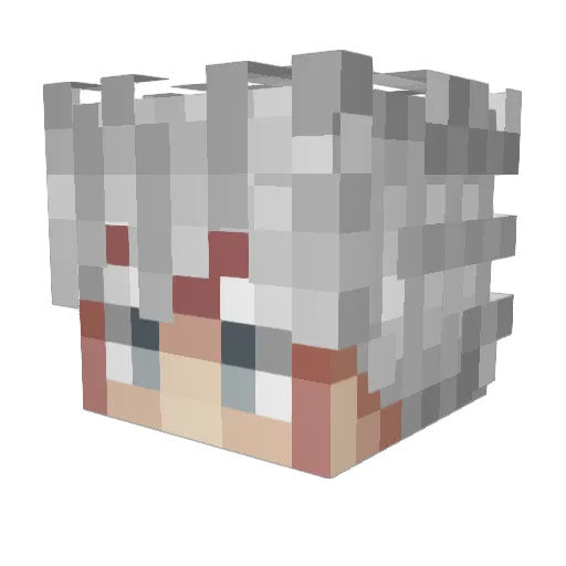 xivi_95 Minecraft avatar head, 3D render