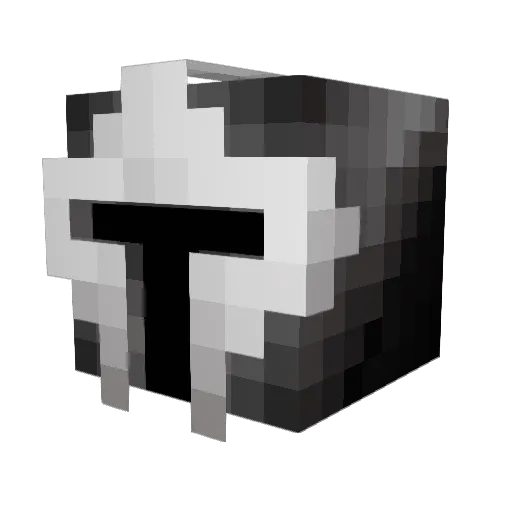 xj8ox Minecraft avatar head, 3D render