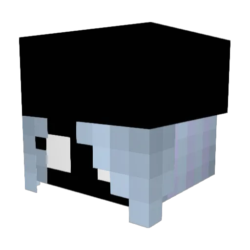 xjanisking Minecraft avatar head, 3D render