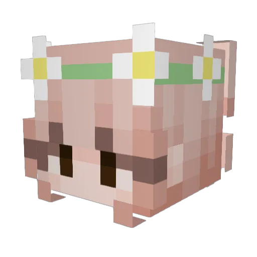 xjayooo Minecraft avatar head, 3D render