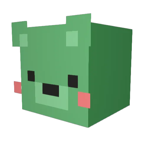 xjcl2100 Minecraft avatar head, 3D render