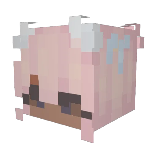 xjg2_ Minecraft avatar head, 3D render