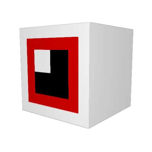 xjiix Minecraft avatar head, 3D render