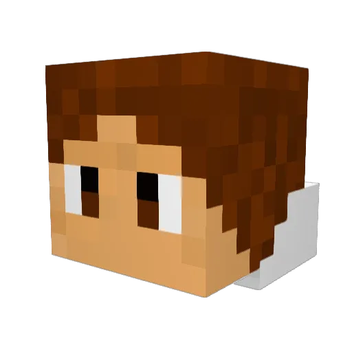 xjonas32 Minecraft avatar head, 3D render