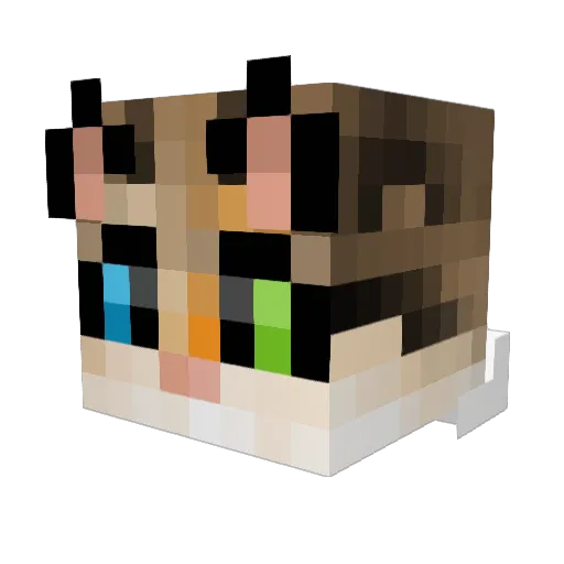 xjulian216 Minecraft avatar head, 3D render
