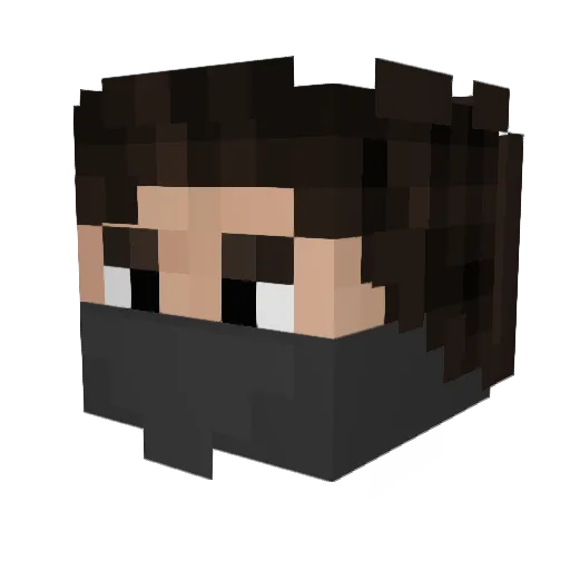 xjzjsna Minecraft avatar head, 3D render