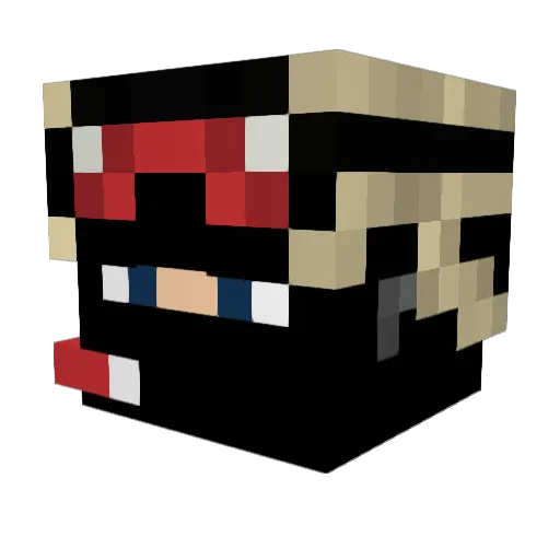 xkaan47 Minecraft avatar head, 3D render