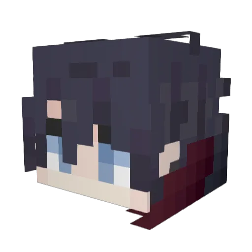 xkanon1 Minecraft avatar head, 3D render