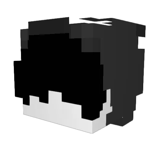xkarimas Minecraft avatar head, 3D render