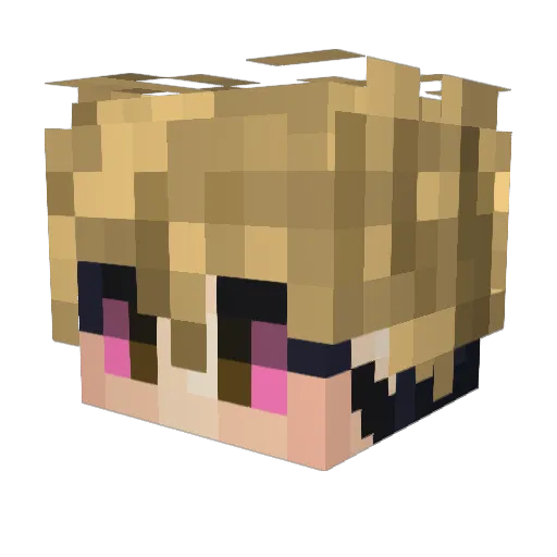 xkazzy27 Minecraft avatar head, 3D render