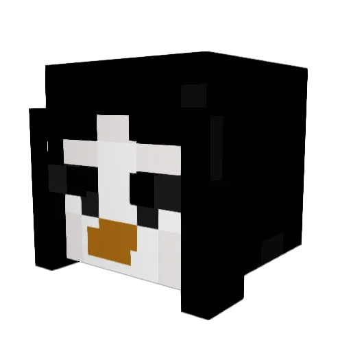 xkcd_44 Minecraft avatar head, 3D render