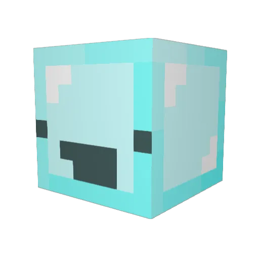 xkeegx Minecraft avatar head, 3D render