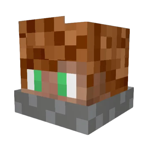xking5 Minecraft avatar head, 3D render
