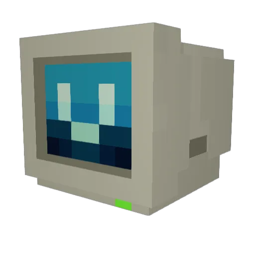 xkinky Minecraft avatar head, 3D render