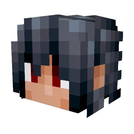 xkorgathx Minecraft avatar head, 3D render