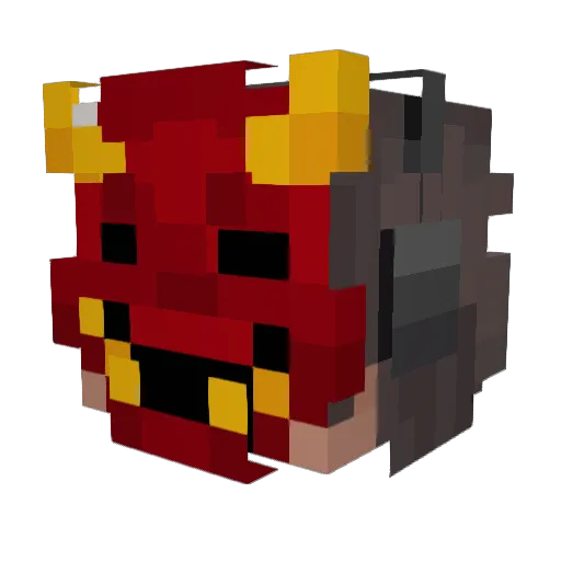 xkra13 Minecraft avatar head, 3D render