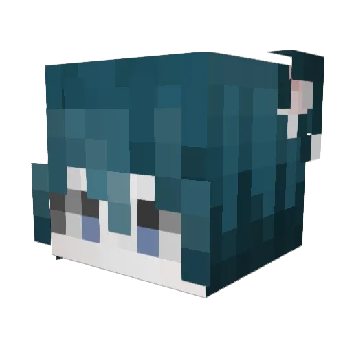 xkrg Minecraft avatar head, 3D render