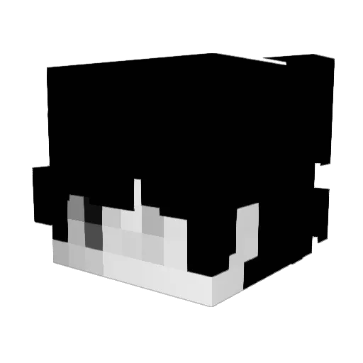 xkty Minecraft avatar head, 3D render