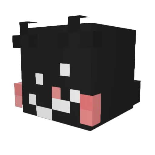 xkuta Minecraft avatar head, 3D render