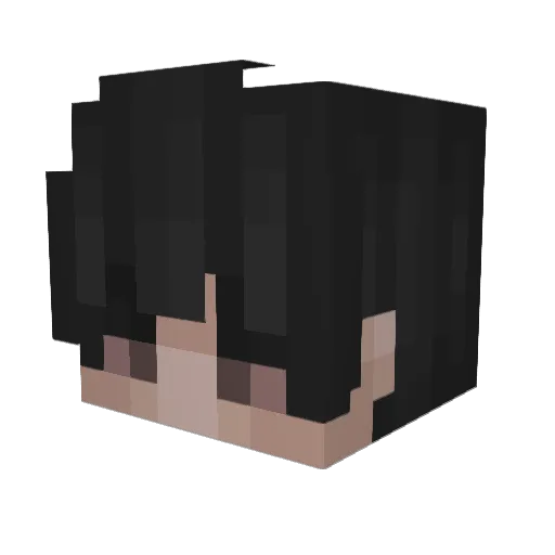 xkvy Minecraft avatar head, 3D render