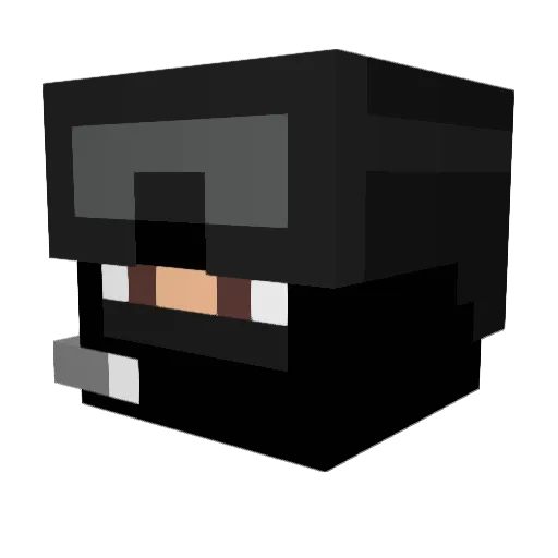 xl4257 Minecraft avatar head, 3D render