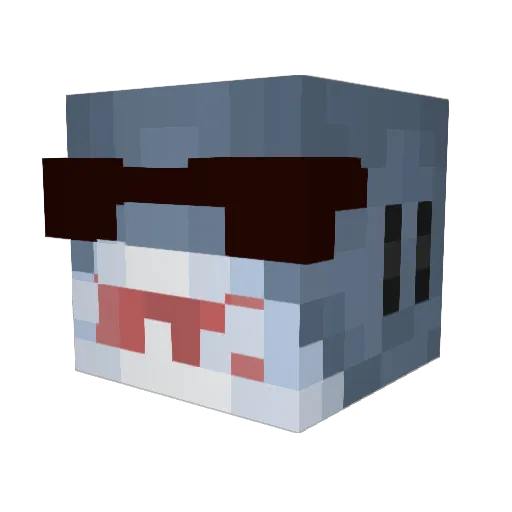 xlArata Minecraft avatar head, 3D render