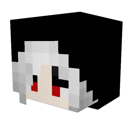 xlBeelx Minecraft avatar head, 3D render