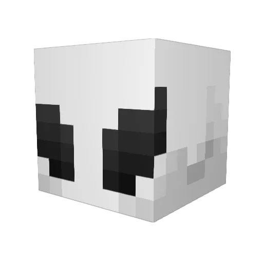 xlJordy_ Minecraft avatar head, 3D render