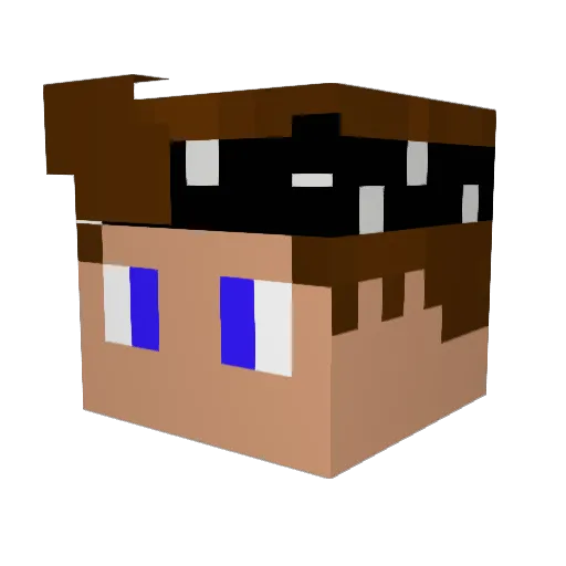 xlKhen_ Minecraft avatar head, 3D render