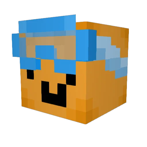 xleoma Minecraft avatar head, 3D render