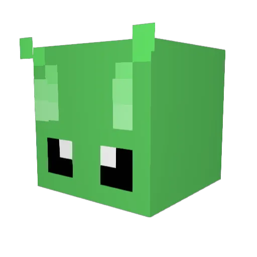 xlevasi Minecraft avatar head, 3D render