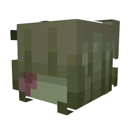 xlidsx Minecraft avatar head, 3D render