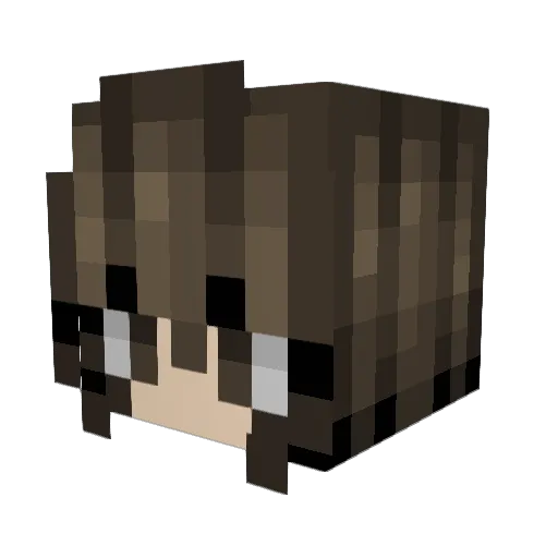 xlikaay Minecraft avatar head, 3D render